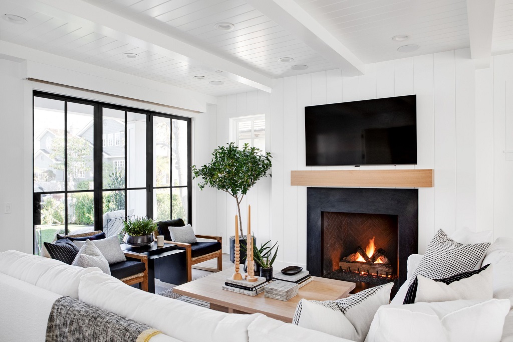 How to Make a Brick Fireplace Look Modern