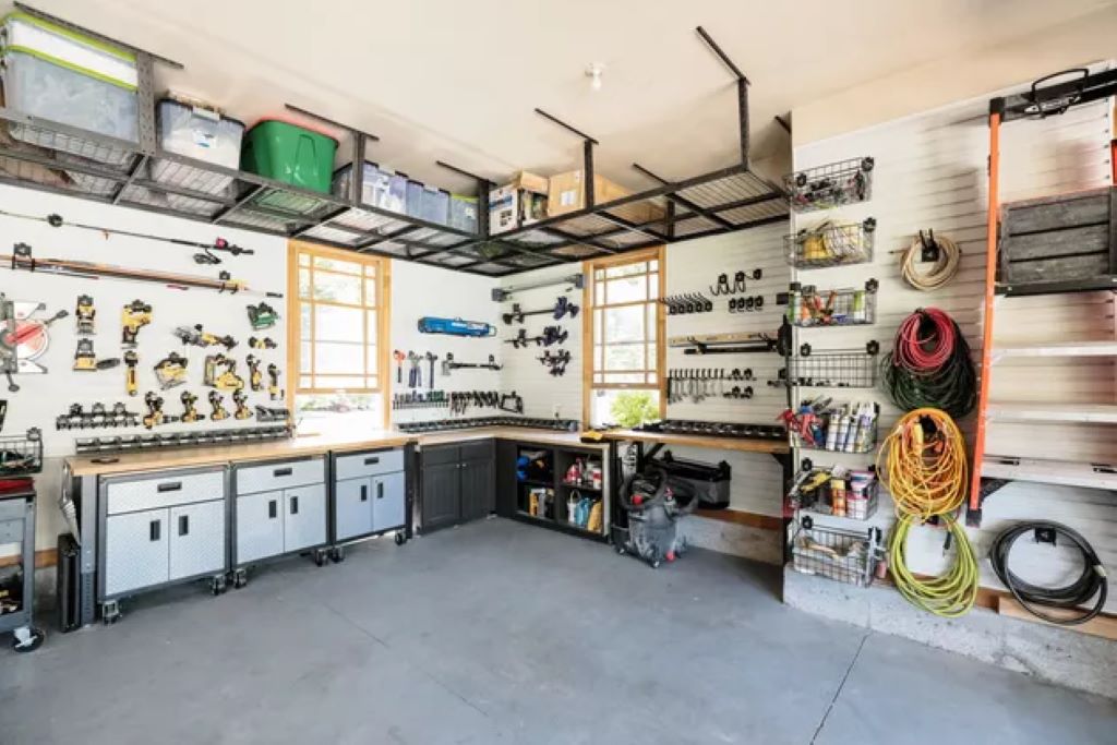 How to organize a garage full of tools?
