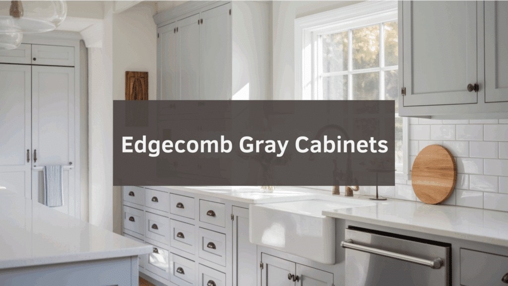 Is Edgecomb gray good for cabinets