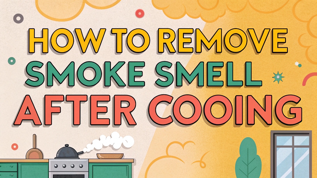 How to get rid of smoke smell after cooking