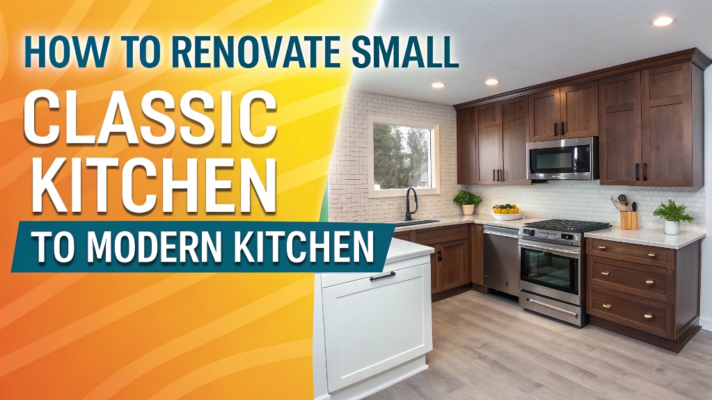 How to Renovate Small Classic Kitchen to Modern Kitchen