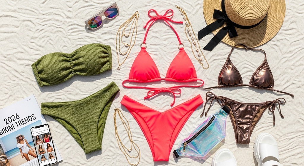 ribbed texture sustainable bikini trend 2026 swimwear