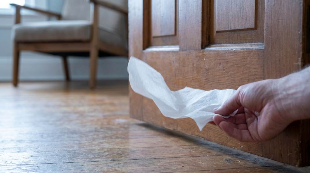 Door sweep replacement to stop hot air infiltration