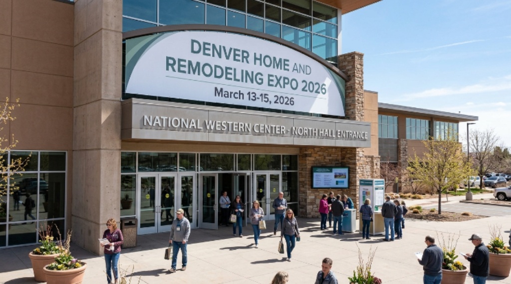 Denver Home and Remodeling Expo 2026 at National Western Center North Hall entrance